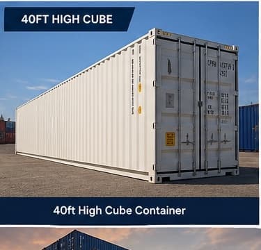40FT High Cube Used Container